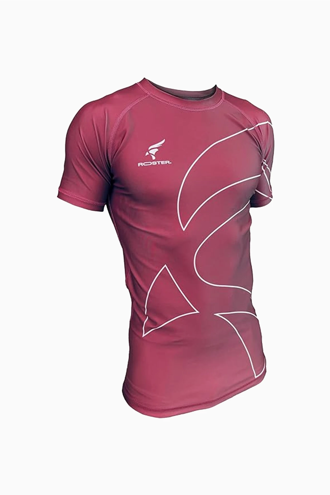 ROSTER® - Rashguard BJJ - Granate