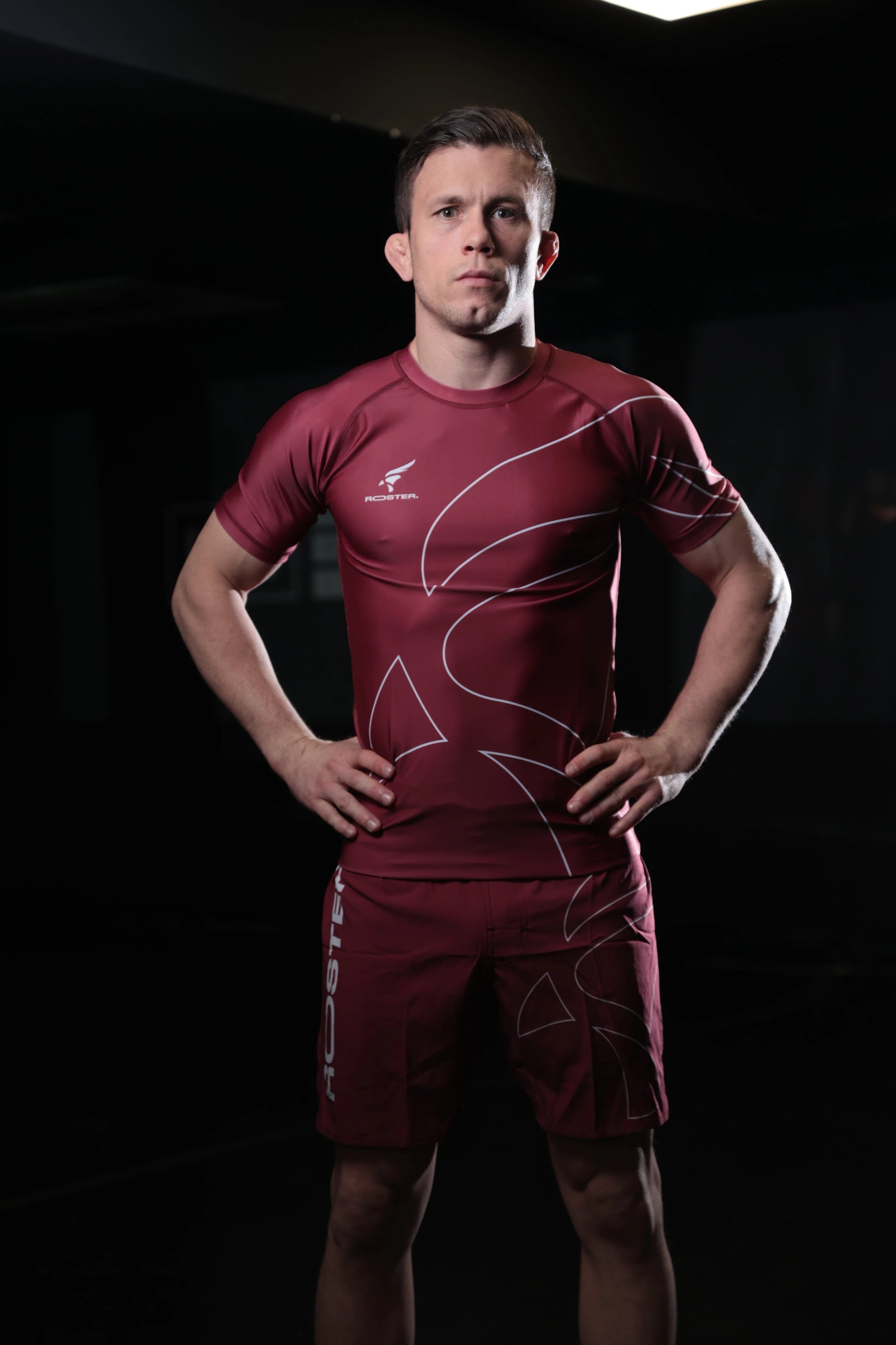 ROSTER® - Rashguard BJJ - Granate