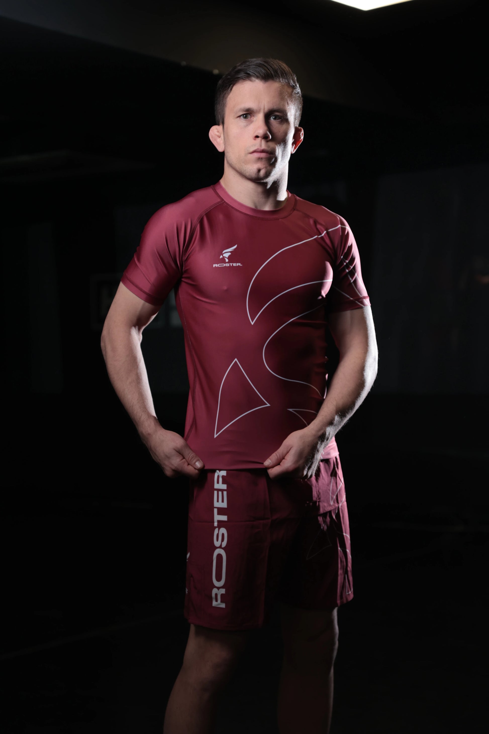 ROSTER® - Rashguard BJJ - Granate