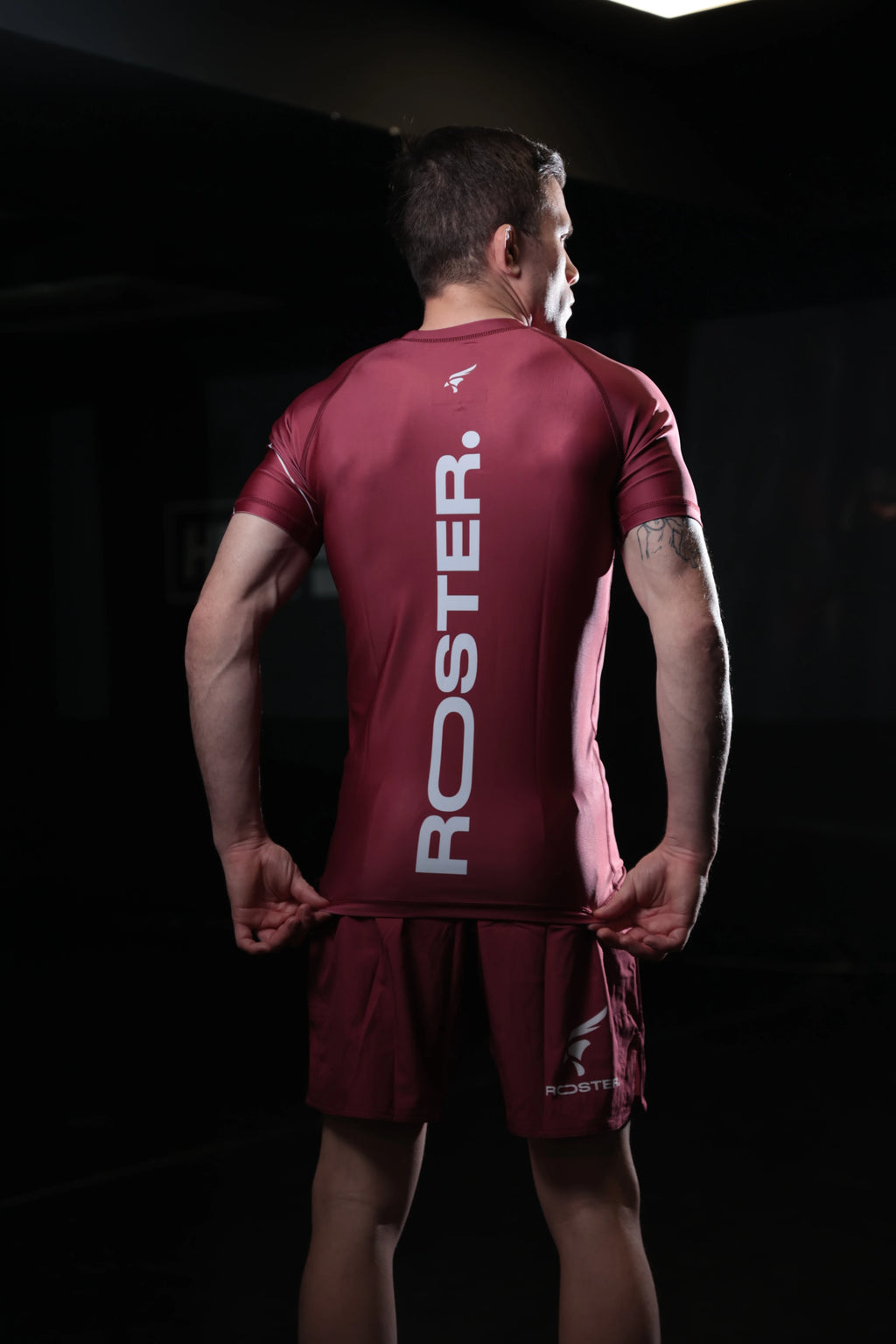 ROSTER® - Rashguard BJJ - Granate