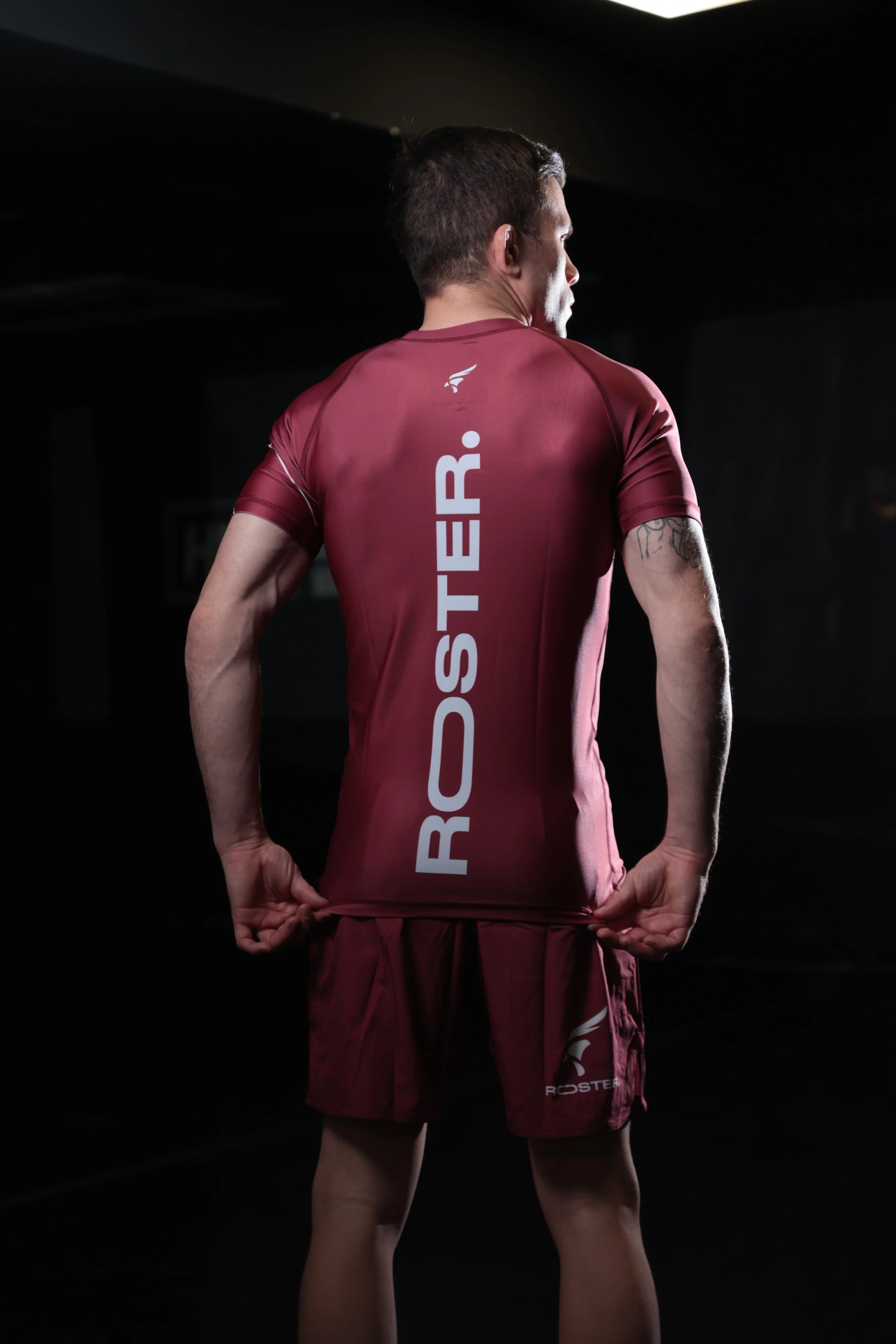 ROSTER® - Rashguard BJJ - Granate