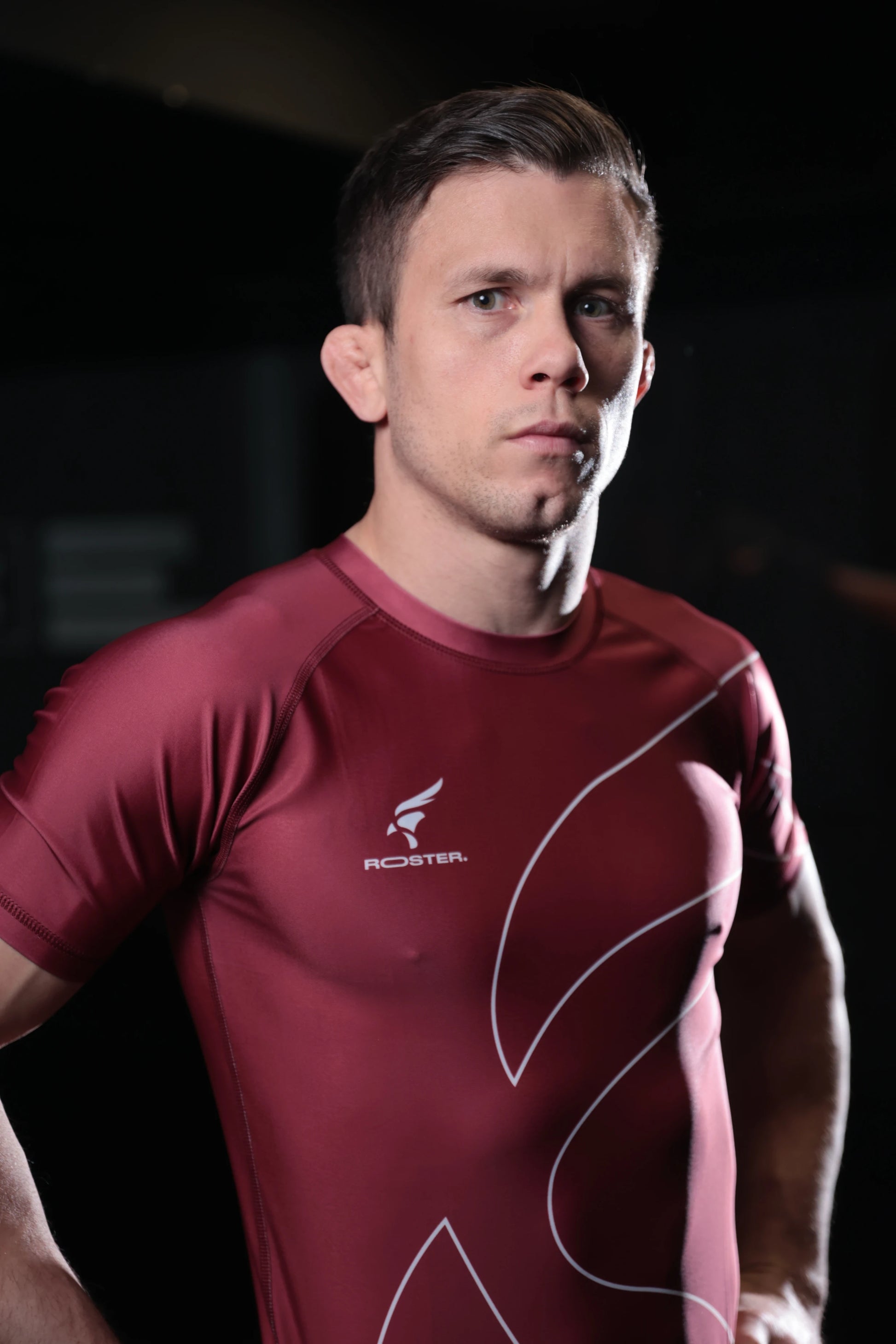 ROSTER® - Rashguard BJJ - Granate