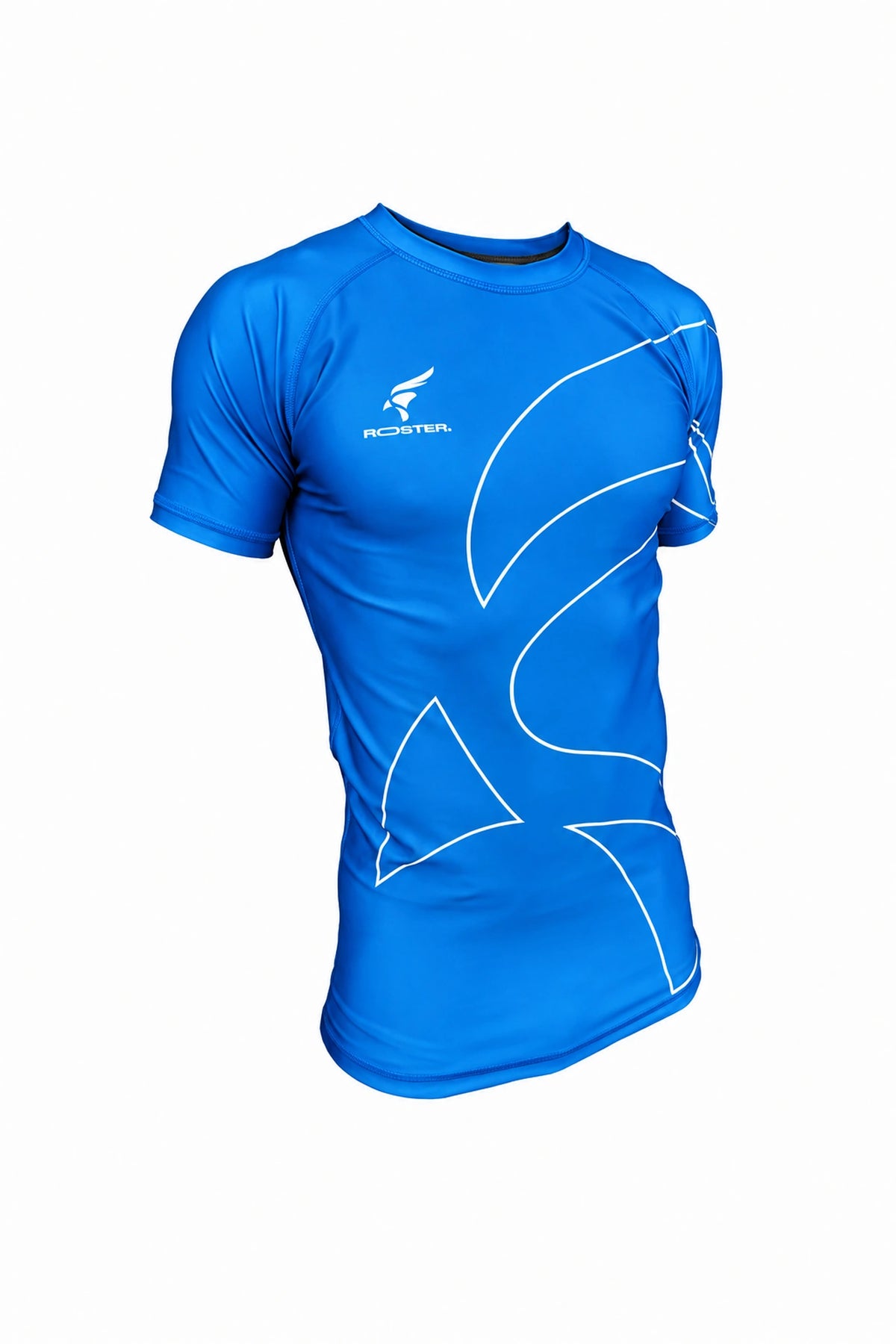 Rashguard ROSTER Azul — vista delantera