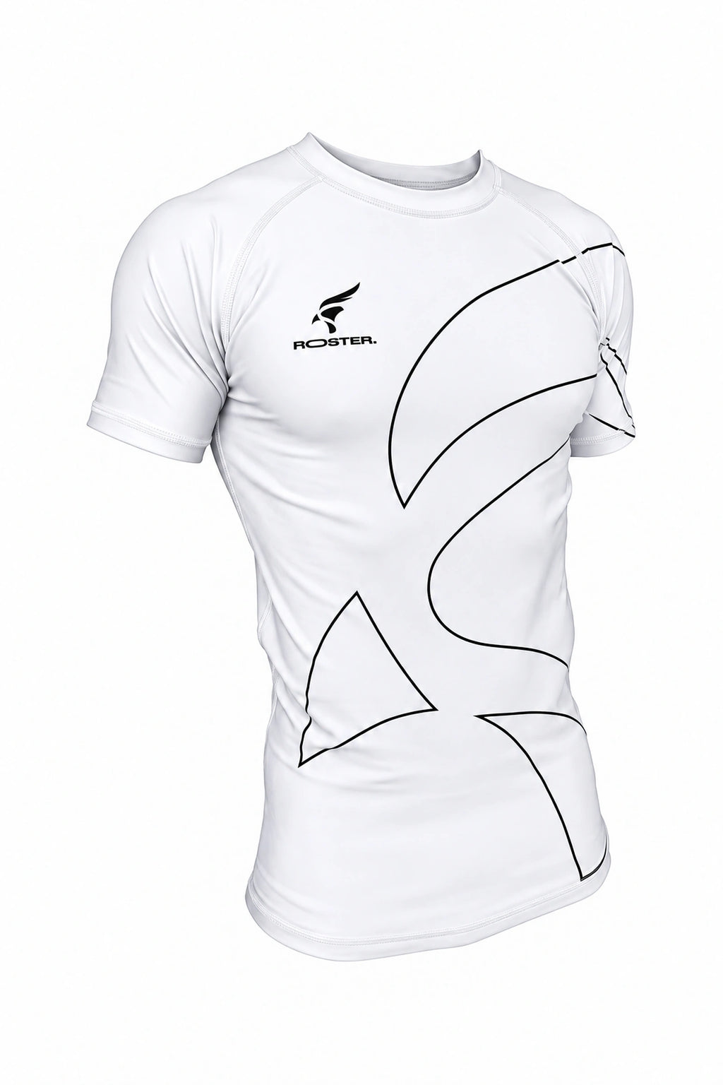 Rashguard ROSTER Blanco — vista delantera