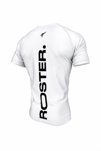 Rashguard ROSTER Blanco — vista trasera