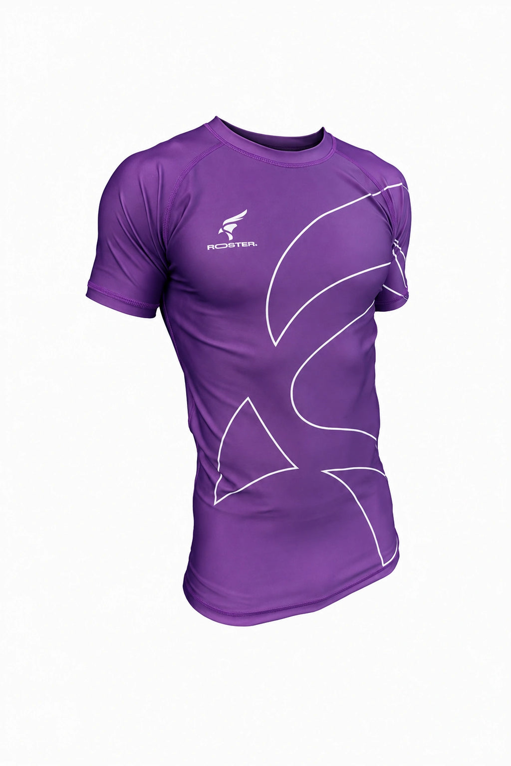 Rashguard ROSTER Morado — vista delantera