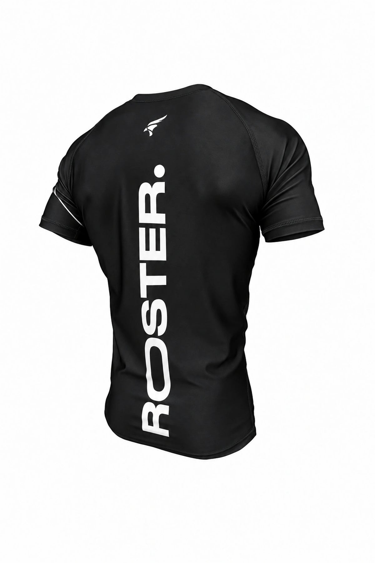 Rashguard ROSTER Negro — vista trasera