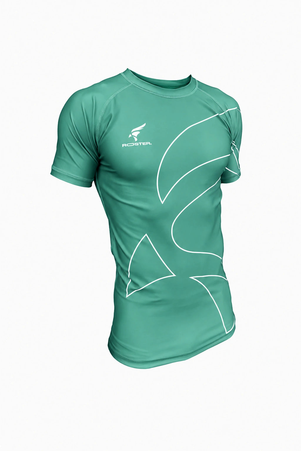 Rashguard ROSTER Verde — vista delantera