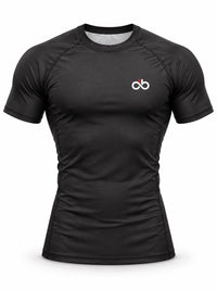 Rashguard Dani Bárez negro — frontal