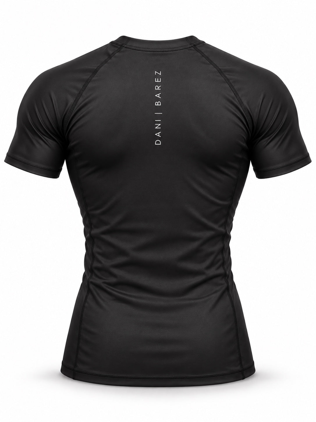 Rashguard Dani Bárez negro — trasera