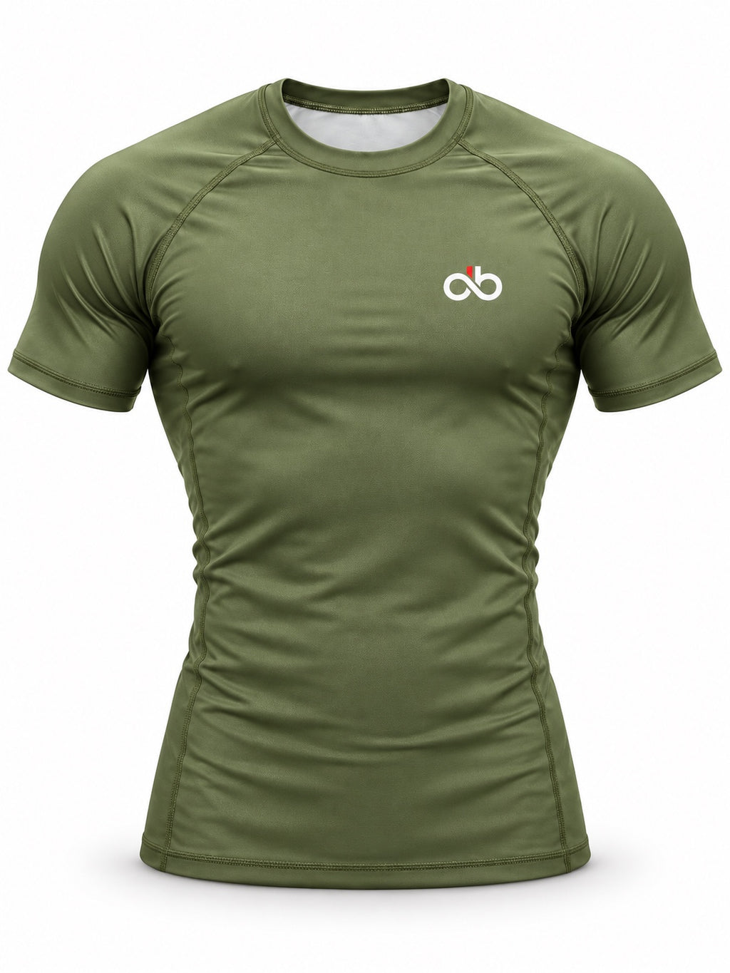 Rashguard Dani Bárez verde — frontal