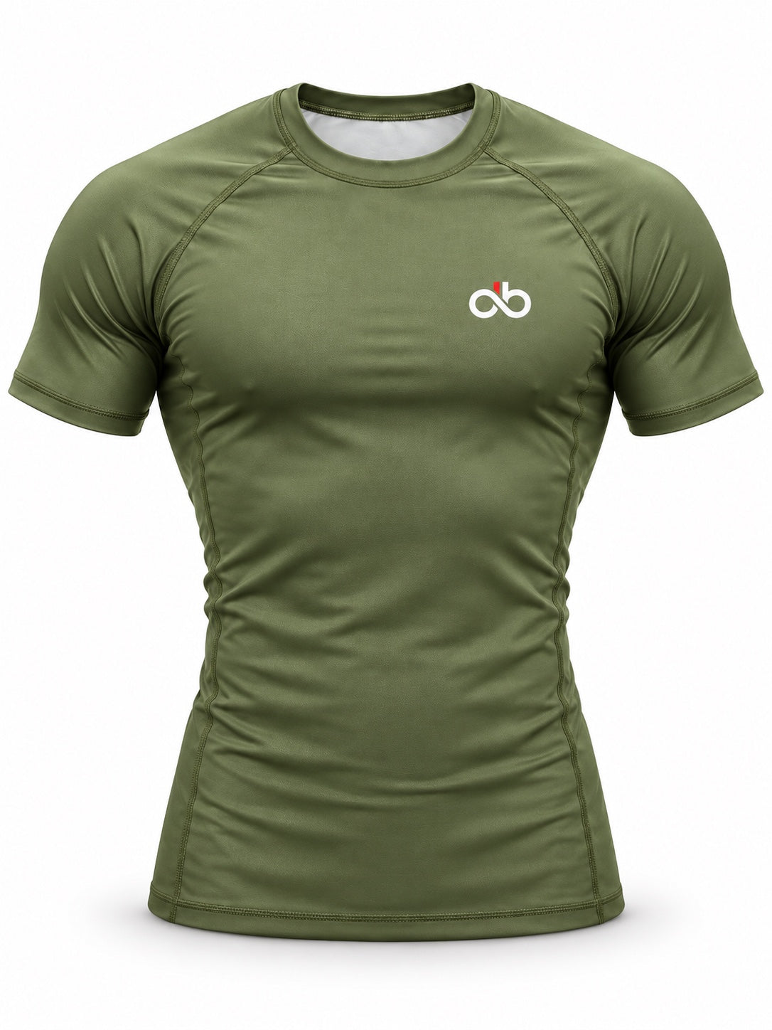 Rashguard Dani Bárez verde — frontal