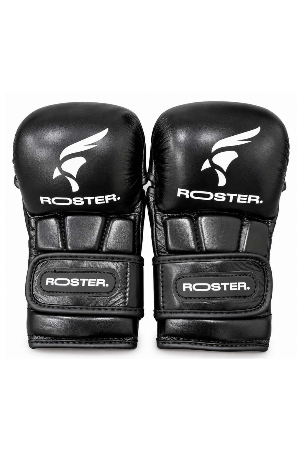 Guantillas MMA ROOSTER SIGNATURE negras — vista frontal