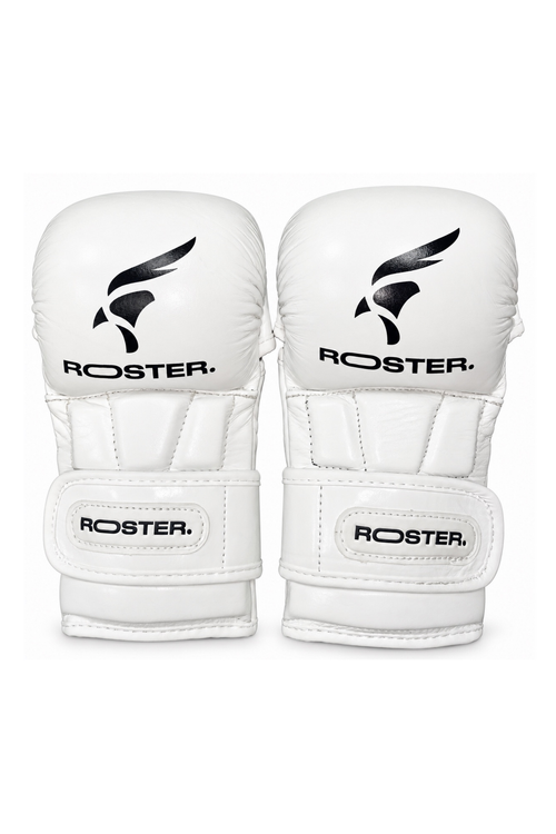 Guantillas MMA ROOSTER SIGNATURE blancas — vista frontal