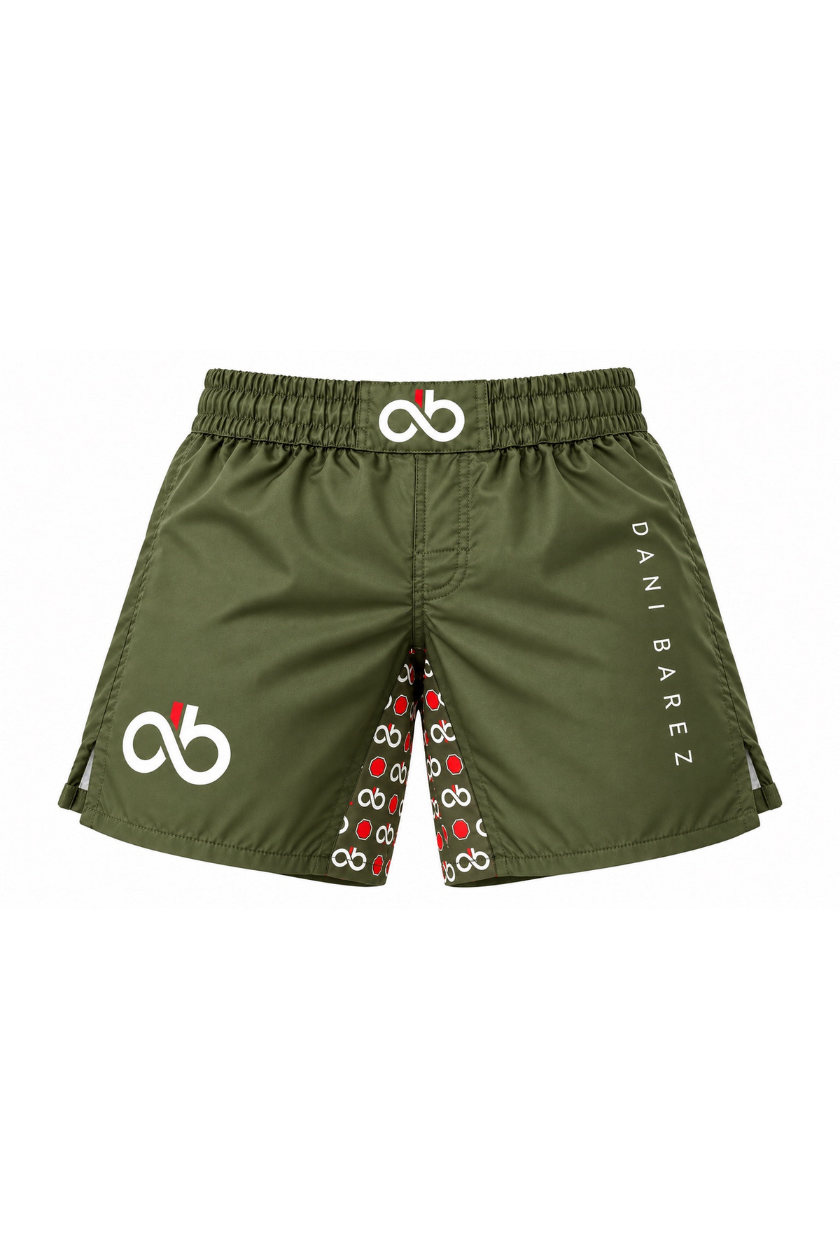 Short Dani Bárez verde — frontal