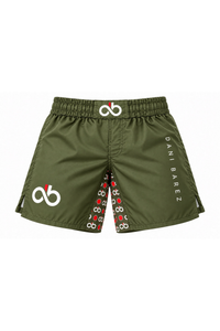 Short Dani Bárez verde — frontal